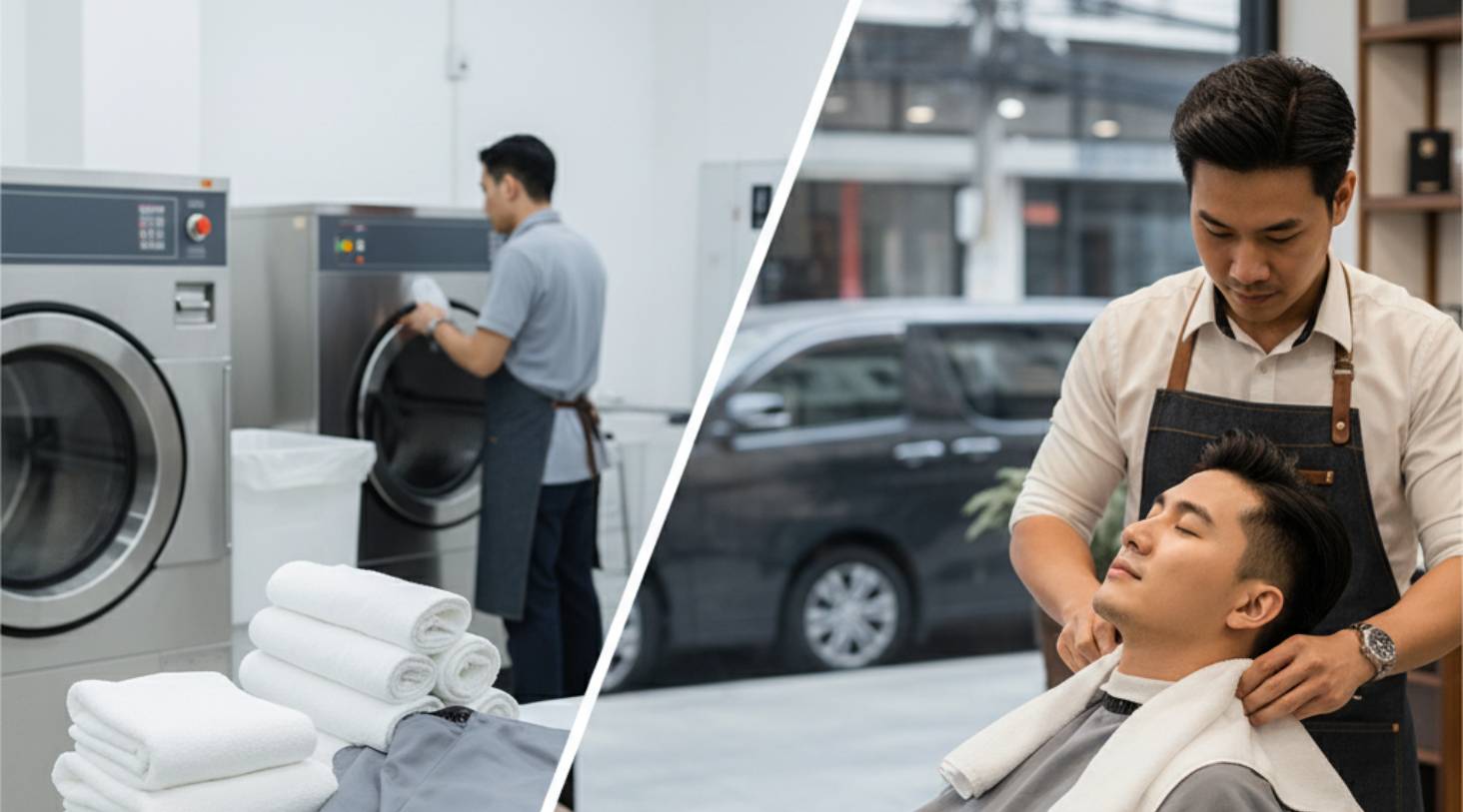 Outsourcing Laundry Services for Barber Shops and Hair Salons